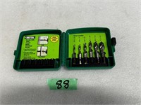 Greenlee 6pc Metric Drill/Tap/Countersink Set