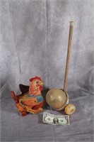 Vintage Toys Fisher Price Katy Kackler Red Hen 140