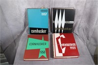 Cornhusker Nebraska Yearbooks 1955-1958. Vintage!