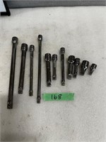 Snap On 11pc 3/8" - 1/2" Drive Extensions