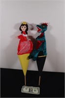 Vintage Austrian Puppets. Charming & Playful 21"