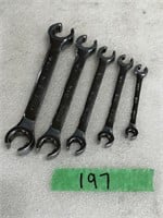 Set Of SK Flare Nut Wrenches 1/4" - 7/8"