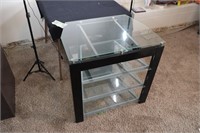Tempered Glass Console Stand. 3 shelves