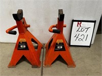 (2) Strongarm 6 Ton Jack Stands