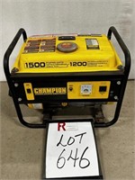 Unused Champion 1500 W Generator