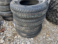 QTY 4 Unused ST235/80R16 Tires