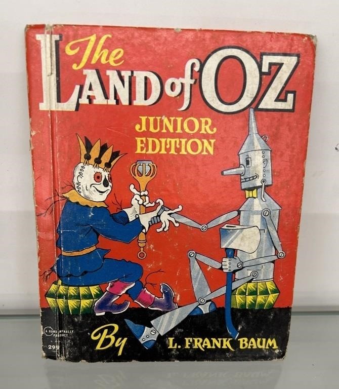 1939 The Land of Oz by L. Frank Baum Junior Ed Boo