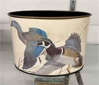 Keller Charles of Phila. Oval Tin "Wood Duck" By