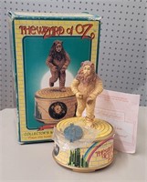 Wizard of Oz Cowardly Lion Music Box