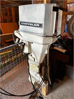 Vintage Evinrude 35Hp Outboard Motor w/Controls