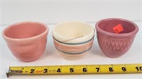 3- Mini Stoneware Bowls