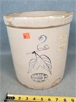 Birchleaf 2 Gallon Stoneware Crock - Bottom Marked