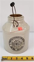 Bowker Stoneware Insecticide Jar -7.5" Tall