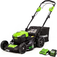 Greenworks 40V 21 Lawn Mower  5.0Ah Battery