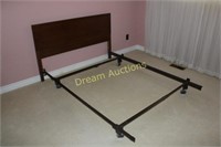 Headboard & Metal Frame, fit mattress size 52"W