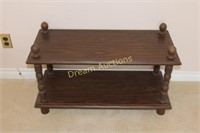 Wooden Table 33.5x15x19H