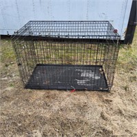 YD Dog crate 28x32x48" with Tray