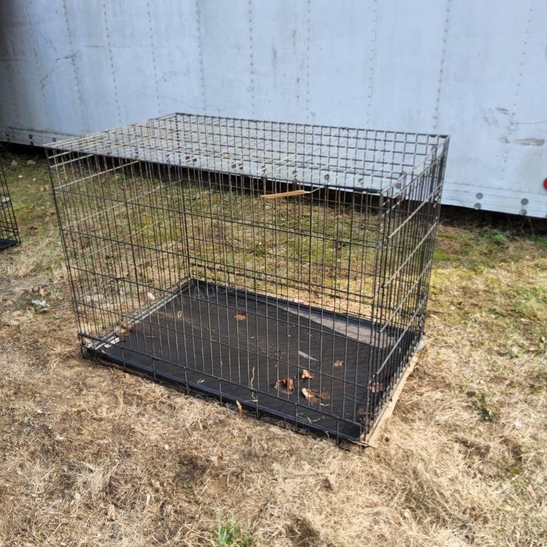 YD Dog Crate 30x35x48" with Tray