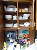 CONTENTS OF CABINETS, BRING CONTAINERS