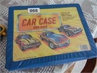 VINTAGE CAR CASE WITH TOYS