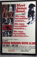 James Bond "From Russia With Love" 37x25" Poster