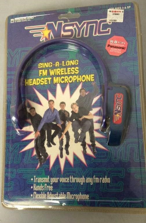 Nsync 0025N FM Wireless Headset Microphone NIP