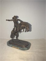 "The Bronco Buster" by Frederic Remington 10"