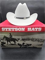 Stetson, Mist Grey Beaver Cowboy Hat. Sz. 7 In