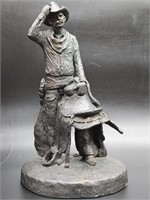 Signed "Drifter" Sculpture by Micheal Garman, CO.