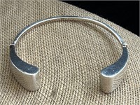 Sterling Silver Open Cuff Bracelet