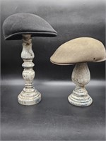 2- Vintage Pendleton & Borsalino Wool Ascot Hats.