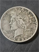 1922-D Silver Peace Dollar