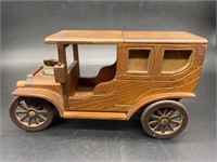 Wooden Car with Lighter and Cigarette