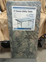 New 4' Camo Folding Table