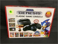 Sega genesis classic game console with 80