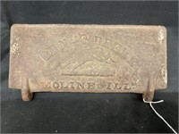 John Deere cast iron implement cover