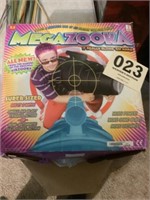 Megazooka Sonic Air Blast Toy in box.