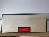 Coca-Cola vintage menu board - 49” x 20”
