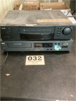 RCA VHS player and NAD CD player “as found “.