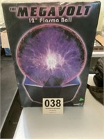 Mega volt 12” Plasma Ball in box.