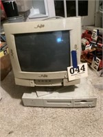 Older Apple Macintosh Computer and Monitor-