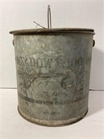 Meadowbrook galvanized minnow bucket