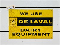 Vintage De Laval Painted Tin Sign