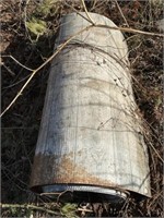 Partial roll of tin. Has Wood Grain Look To it
