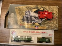 Lot Overland Limited and Bachman trains