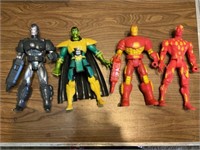 Lot Marvel 12 inch figures (Iron Man, Fantastic