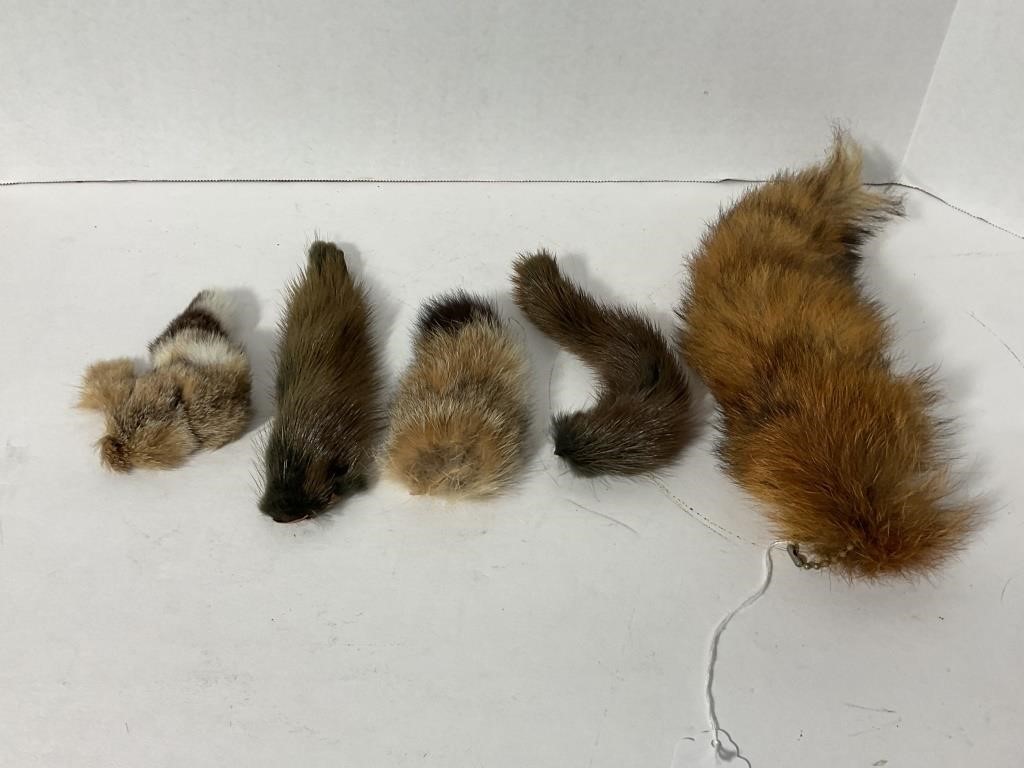 BOBCAT, MINK & FOX TAILS