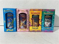 LOT OF 4 DISNEY COLLECTOR SERIES GLASSES IN THEIR