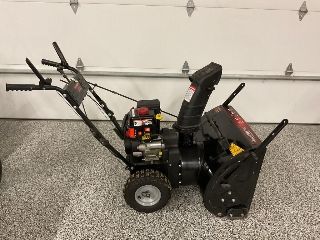 Snow devil 26" snowblower with 208cc and push