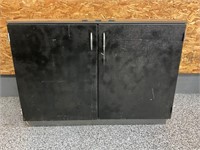 Heavy duty garage cabinet with table top